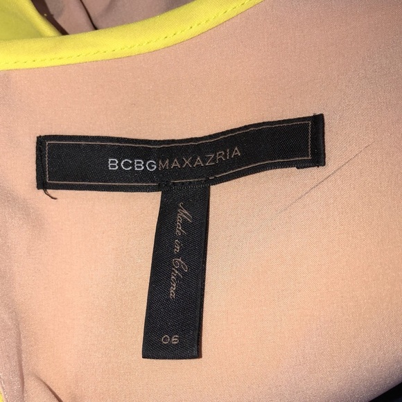 BCBGMAXAZRIA Alessandra dress size 6 lace and color blocking detail - Picture 5 of 10